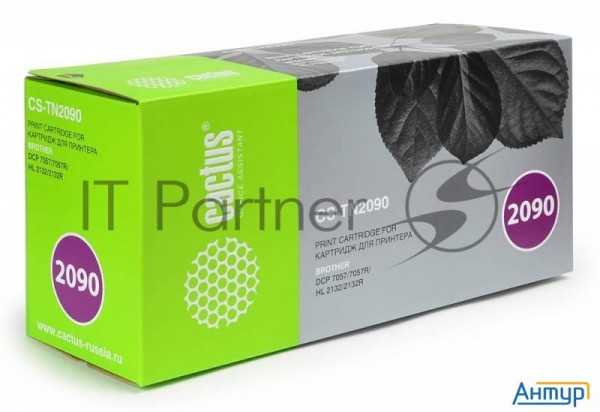 Тонер Картридж Cactus Cs-tn2090 черный для Brother Dcp-7057 (1000стр.)