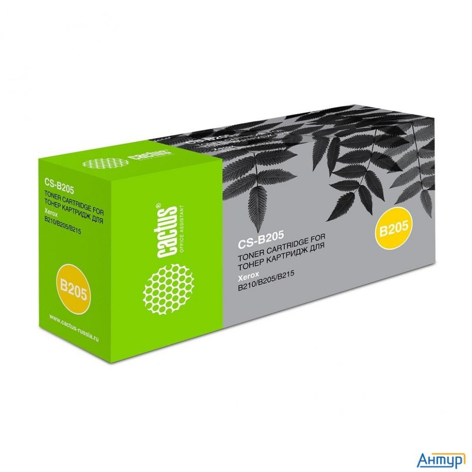 Картридж лазерный Cactus Cs-b205 106r04348 черный (3000стр.) для Xerox B205/210/215 Multifunction Pr