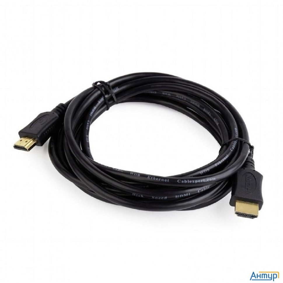 Bion Кабель Hdmi V1.4, 19m/19m, 3d, 4k Uhd, Ethernet, Ccs, позолоченные контакты, 10м, черный [bxp-c