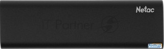 Внешний Ssd накопитель Netac 250gb Z Slim (usb3.2, Up To 520/480mbs, 100х29.5х9mm, Black)