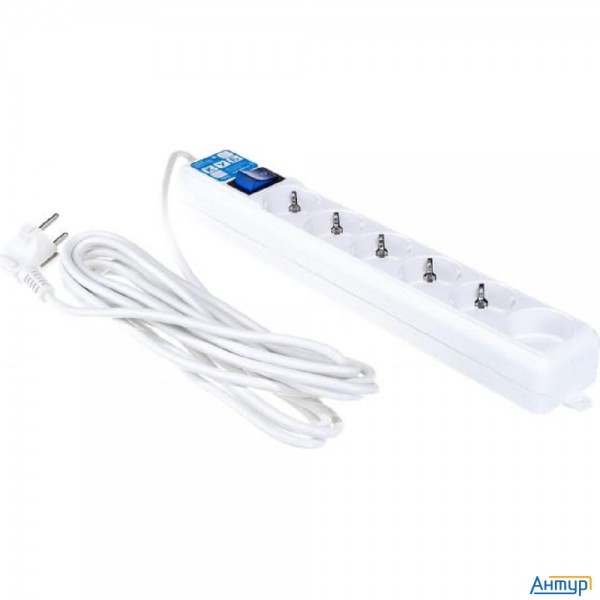 Powercube Pro Фильтр-удлинитель (spl(5+1)-16b-p-5М) 5.0 м, Lc контур, 16А/3,5кВт, Lc контур - подавл