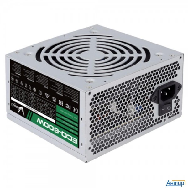 Formula Eco-600, 500w, Atx12v V2.3, 12cm Fan (ex Aerocool)