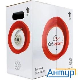 Cablexpert [upc-6004-sol] Кабель Utp кат.6, 4 пары, 0.57mm Cca одножильный серый (305м)