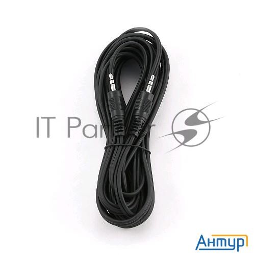 Кабель аудио Gembird, джек3.5 / джек3.5, 5.0м Cca-404-5m