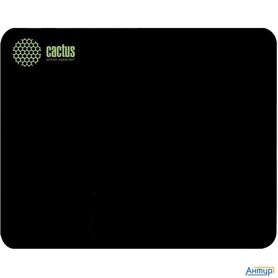 Коврик для мыши Cactus Black 220x180x2мм (cs-mpc-p01xs)