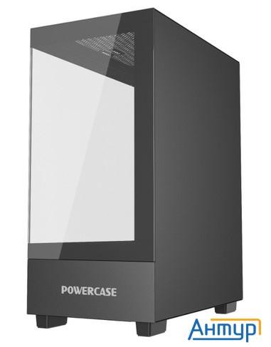 Powercase Vision Micro M, Tempered Glass, чёрный, Matx  (cvmmb-l0)