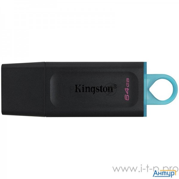 Накопитель Kingston 64gb Usb3.2 Gen 1 Datatraveler Exodia  Black   Teal