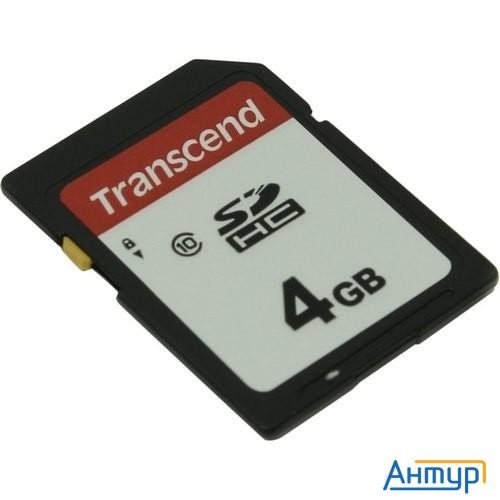 Securedigital 4gb Transcend Ts4gsdc300s {sdhc Class 10}