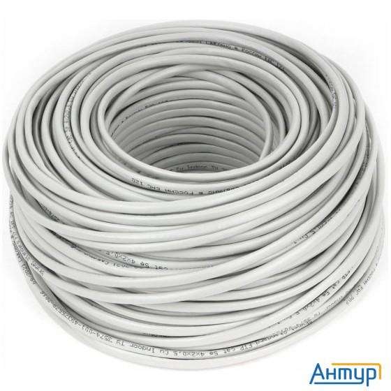 Skynet Кабель Standart Ftp Indoor 4x2x0,48, медный, Fluke Test, кат.5e, однож., 100 м, Box, серый [c