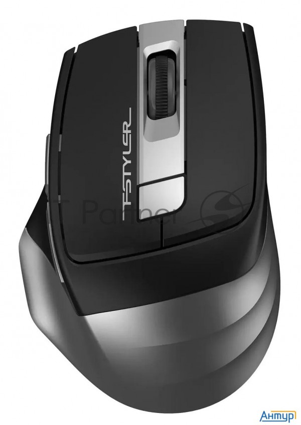 Мышь беспроводная A4tech Fstyler Fg35, серый (2000 Dpi, светодиодный, Usb Type-a, кнопки - 6)