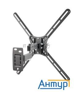 Кронштейн для телевизора Kromax Corbel-7 черный 22"-65" макс.30кг настенный поворот и наклон