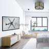 Кронштейн для телевизора Kromax Corbel-7 черный 22"-65" макс.30кг настенный поворот и наклон