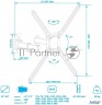 Кронштейн для телевизора Kromax Corbel-7 черный 22"-65" макс.30кг настенный поворот и наклон