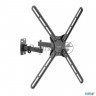 Кронштейн для телевизора Kromax Corbel-7 черный 22"-65" макс.30кг настенный поворот и наклон