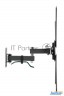 Кронштейн для телевизора Kromax Corbel-7 черный 22"-65" макс.30кг настенный поворот и наклон