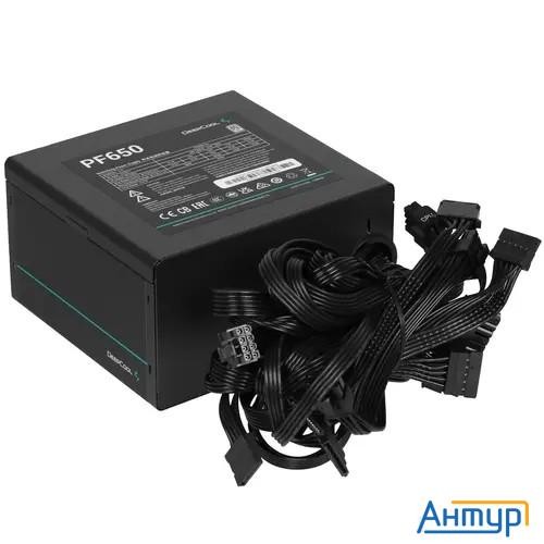 Блок питания Deepcool Atx 650w Pf650 80 Plus  (20+4pin) Apfc 120mm Fan 6xsata Rtl