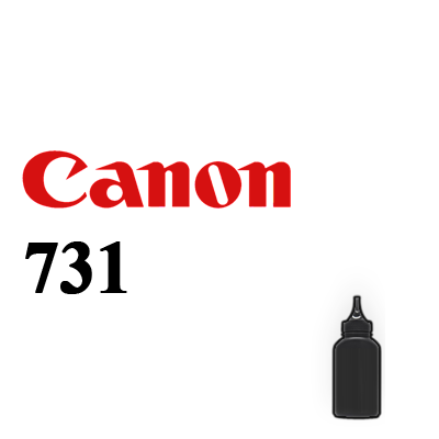 731 чёрный заправка картриджа Canon