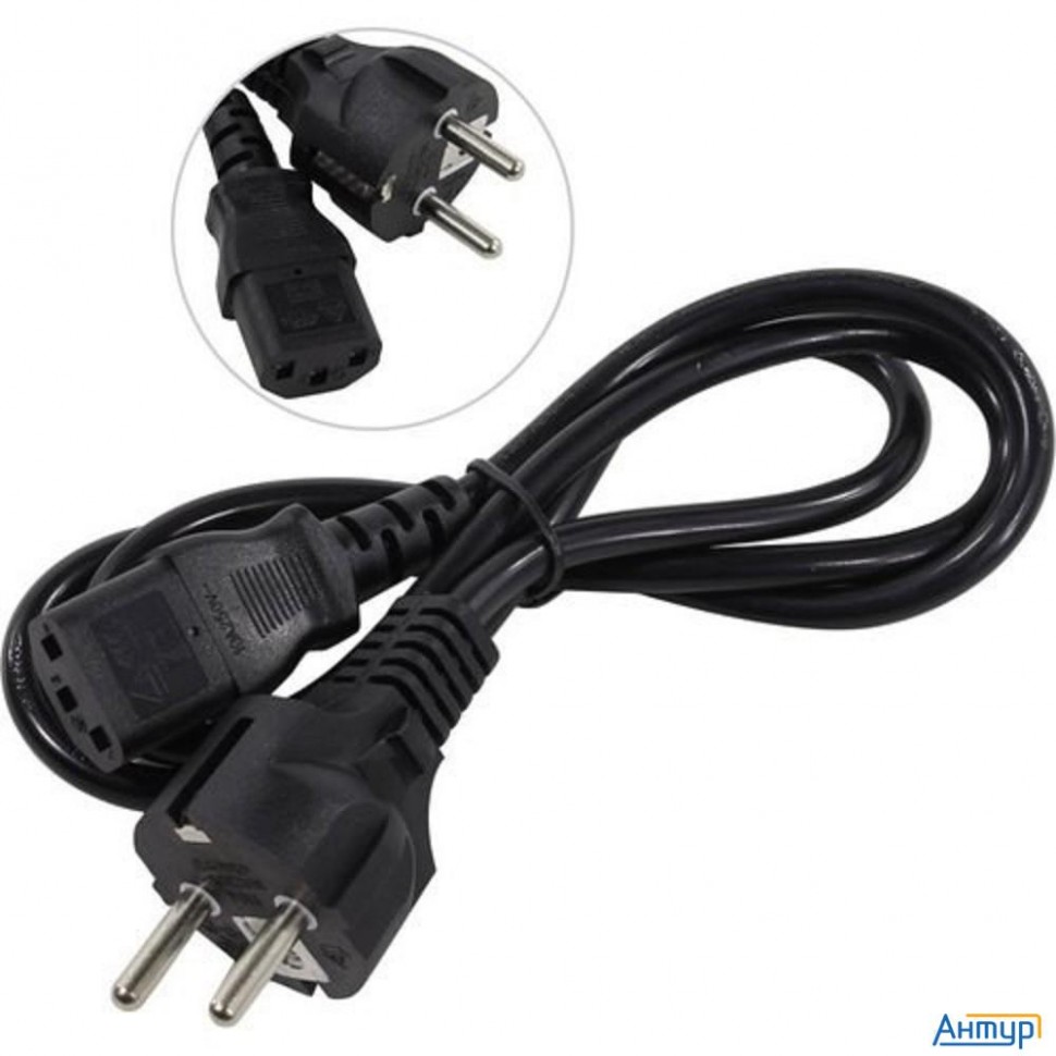 Exegate Ep280641rus Кабель питания Exegate Power Pc-1p (Евровилка Schuko->С13) Vde-250v-3*0.75mm2, м