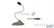 Defender Mic-111 Микрофон компьютерный, серый, кабель 1,5 м [64111]