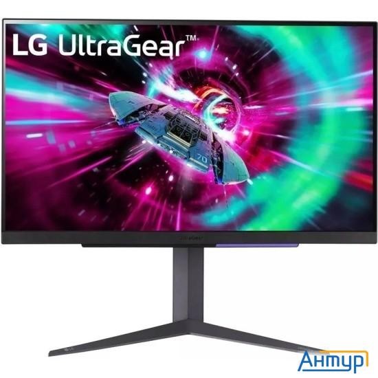 Lcd Lg 27" 27gr93u-b Ultragear черный {ips 3840x2190 144hz 1ms 400cd 2xhdmi Displayport Hdr10 Displa