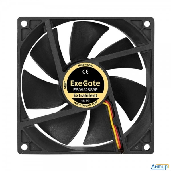 Exegate Ex297049rus Вентилятор 12В Dc Exegate Extrasilent Es09225s3p (92x92x25 мм, Sleeve Bearing (п