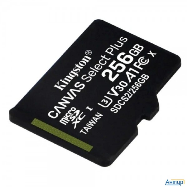 Флеш карта Microsdxc 256gb Kingston Sdcs3/256gbsp Canvas Select Plus V10 A1 W/o Adapter