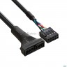 Кабель-переходник Usb 2.0-usb 3.0 Exegate Ex-cc-u3u2-0.15 (9pin(f)/19pin(m), 0,15м)
