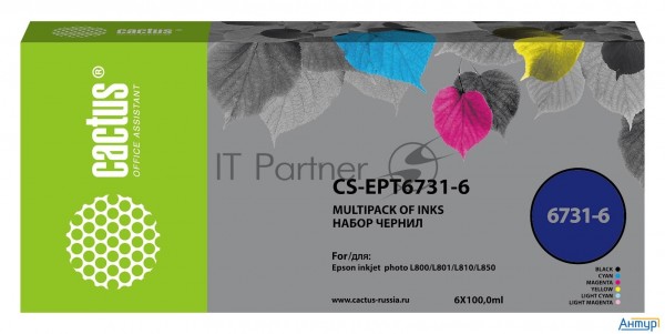 Чернила Cactus Cs-ept6731-6
