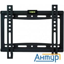 Kromax Ideal-5 New Black,  Кр. стал. наст. для Tv 15"-47", Max 35 кг, 0 ст св., от ст. 20 мм, Max Ve