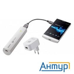 ЗУ Sony Usb Charger Li-ion Version 2000 Mah + Ac Adaptor, White (cp-elsaw)