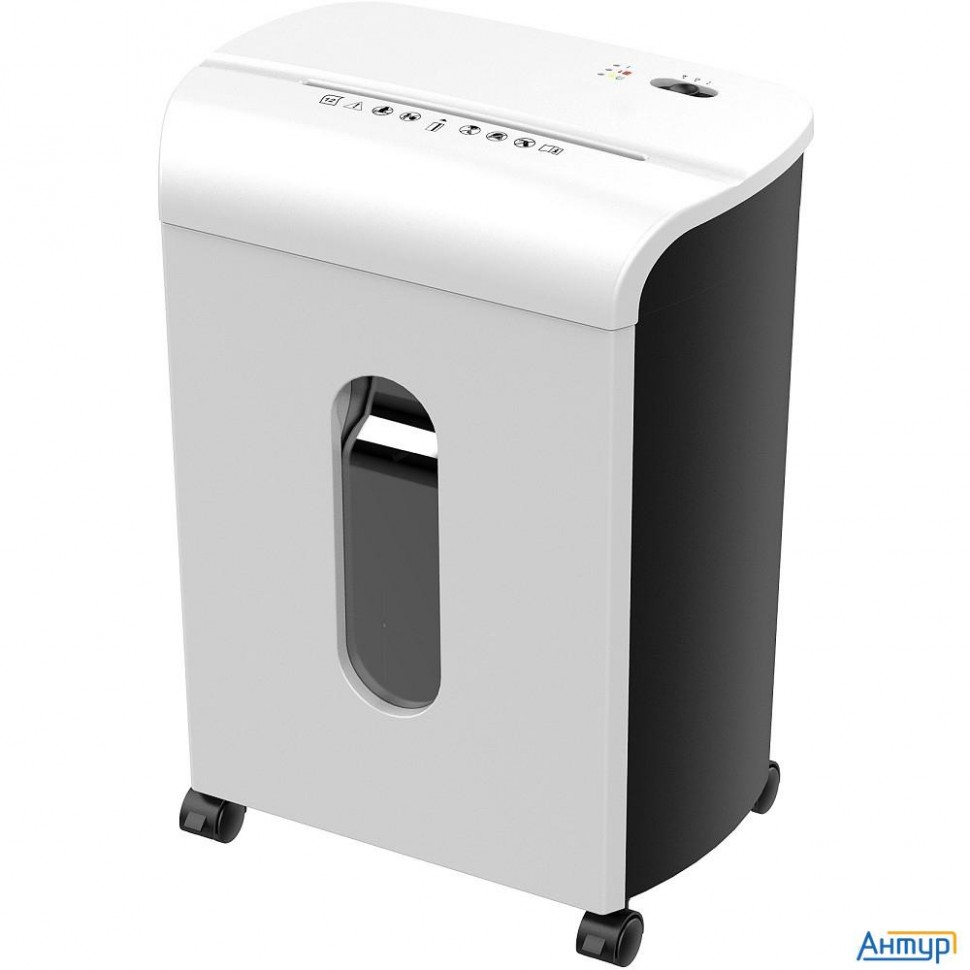 Шредер Cactus Cs-sh-k4 белый (секр.p-4) фрагменты 12лист. 17лтр. скрепки скобы пл.карты