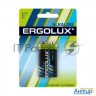 Элемент питания алкалиновый "крона" 6lr61 Bl-1 6lr61 Bl-1 9В Alkaline (блист.1шт) Ergolux 11753