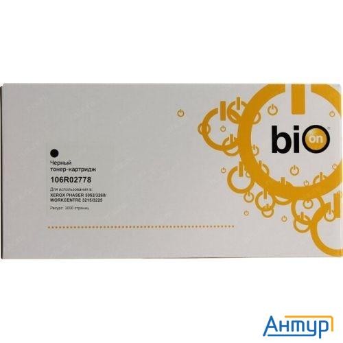 Bion 106r02778 Тонер Картридж черный для Xerox Phaser 3052/3052ni/3260 (3000стр.)