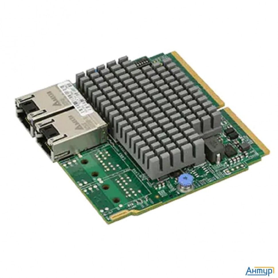 Supermicro Aoc-mtg-i2tm Адаптер Supermuicro 2-port 10 Gigabit Ethernet Adapter With An Internal Brac