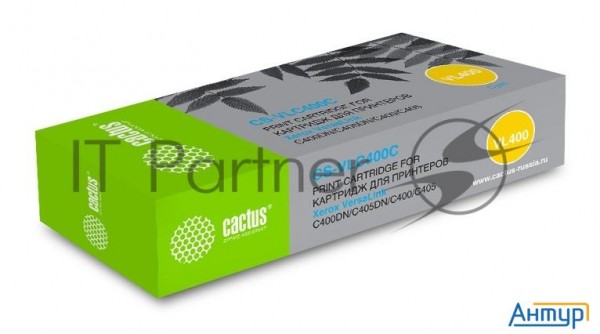 Картридж лазерный Cactus Cs-vlc400cru 106r03534 голубой (8000стр.) для Xerox Versalink C400dn/c405dn