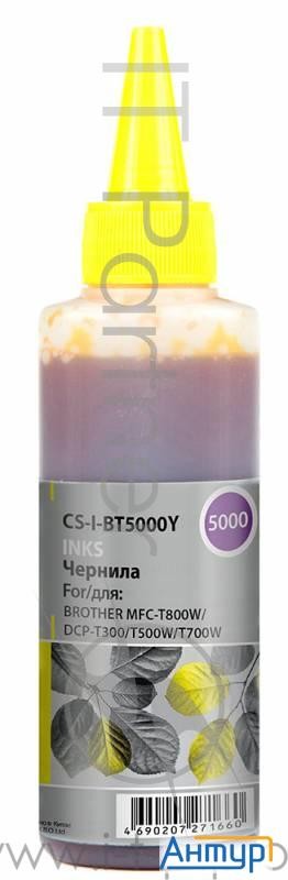 Cactus Cs-i-bt5000y чернила для принтеров Brother Dcp-t300/t500w/t700w/mfc-t800w, желтый, 100мл