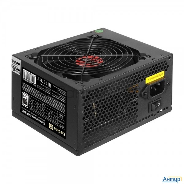 Exegate Ex292150rus Блок питания 450w Exegate 80 Plus® 450pph-lt (atx, Apfc, КПД 82% (80 Plus), 12cm