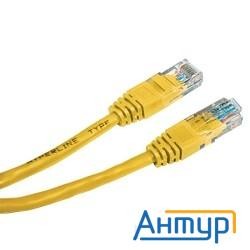 Cablexpert Патч-корд Utp Pp12-2m/y кат.5, 2м, литой, многожильный (желтый)
