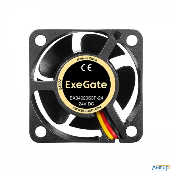 Exegate Ex297067rus Вентилятор 24В Dc Exegate Ex04020s3p-24 (40x40x20 мм, Sleeve Bearing (подшипник