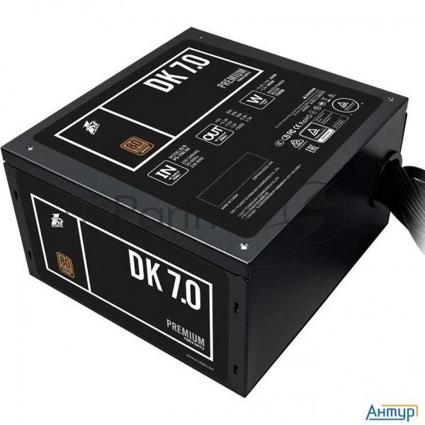 Блок питания 1stplayer Dk Premium 700w / Atx 2.4, Apfc, 80 Plus Bronze, 120mm Fan / Ps-700ax