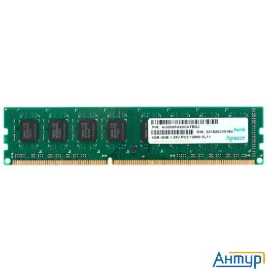 Apacer Ddr3 Dimm 8gb (pc3-12800) 1600mhz Au08gfa60catbgj 1.35v (dg.08g2k.kam)