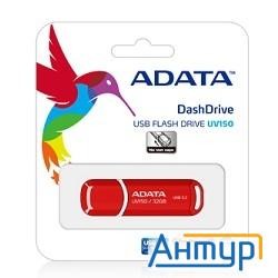 A-data Flash Drive 32gb Uv150 Auv150-32g-rrd (usb3.0, Red)