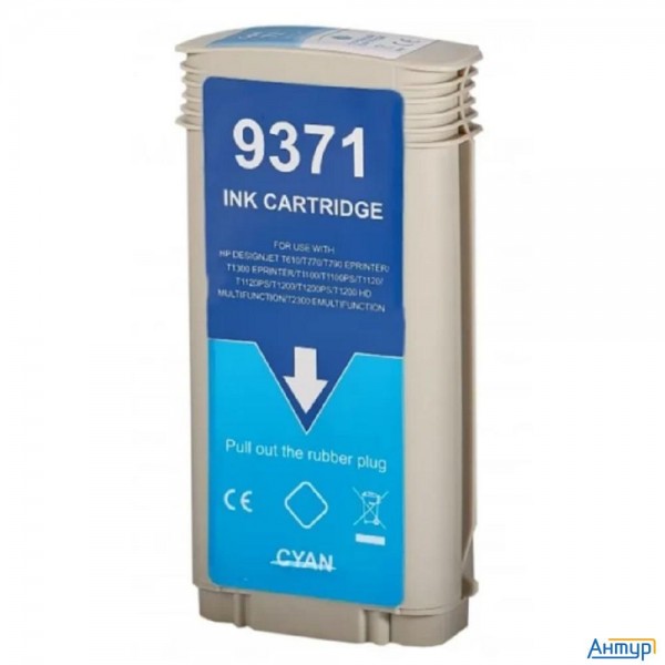 Струйный картридж Nv Print 72 (nv-c9371a) Cyan для Hp Designjet T1100, T1120, T1200, T1300,  T610, T