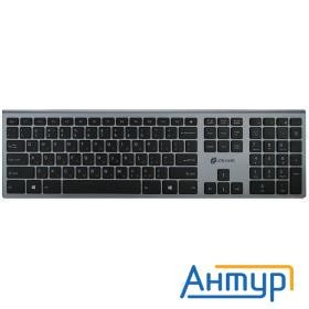 Клавиатура Oklick 890s серый Usb беспроводная Slim {1196549}