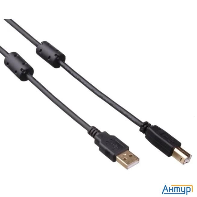 Exegate Ex294747rus Кабель Usb 2.0 Exegate Ex-ccf-usb2-ambm-2.0 (am/bm, 2,0м, 2 фильтра)