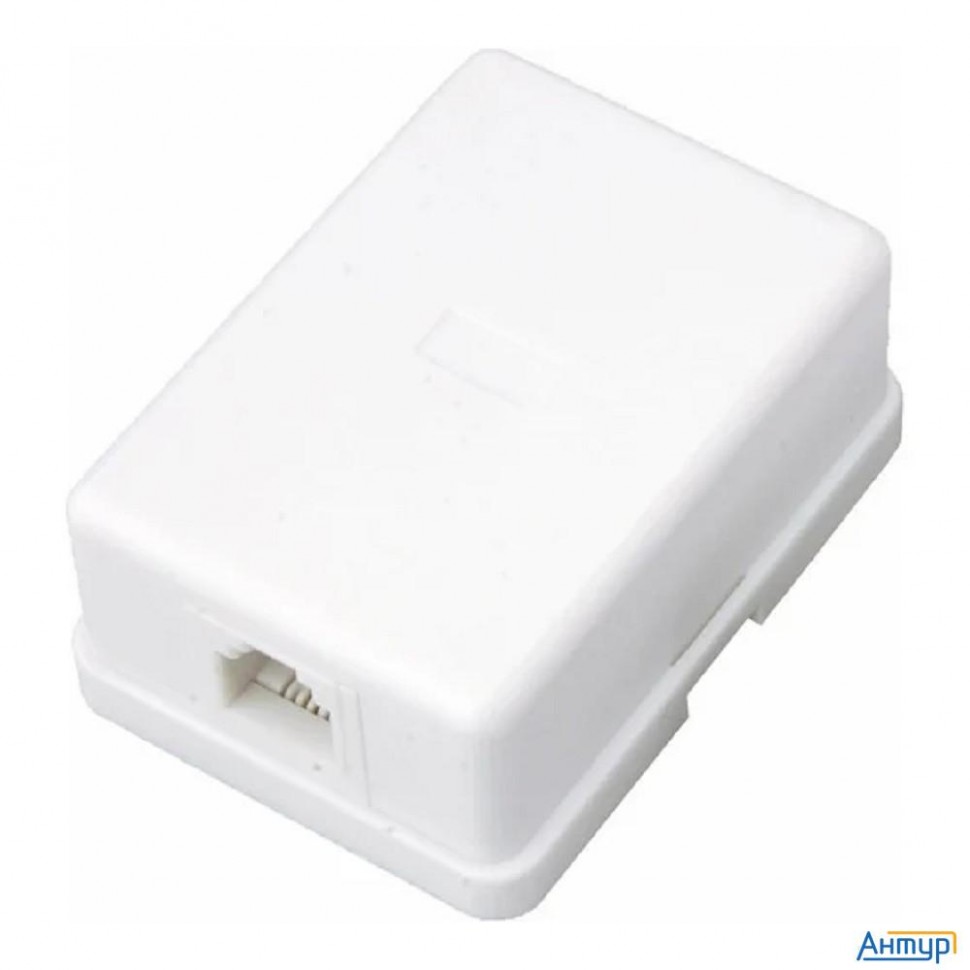 Rexant (03-0001) Розетка телефонная внешняя, 1 порт Utp Rj-14 (6p4c), Cat 3