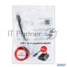 Переходник Cablexpert Usb Type-c/displayport, 15см, пакет (a-cm-dpf-01)