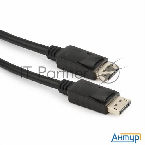 Кабель Displayport Gembird, 1.8м, 20m/20m, черный, экран, пакет Cc-dp-6