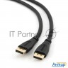 Кабель Displayport Gembird, 1.8м, 20m/20m, черный, экран, пакет Cc-dp-6