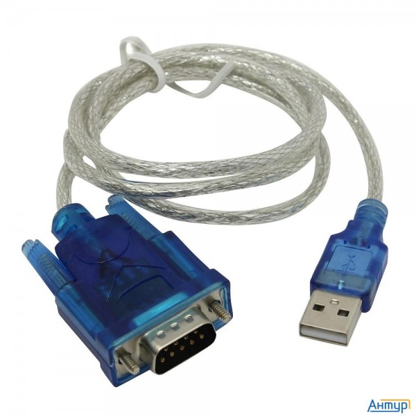 Orient Кабель-адаптер Uss-102n Usb Am To Rs232 Db9m (wch Ch340, поддержка Win 8.x/10), длина 0.8м, к